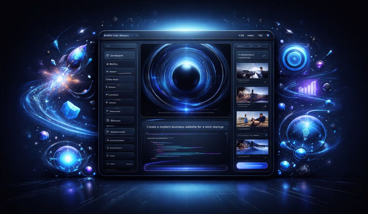 Marketur AI Site Builder generating a WordPress page in real-time